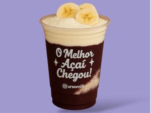 Açaí Tradicional + Leite Condensado+Banana+Leite em pó
