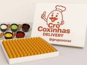 Festival Crô: 100 un de Mini Coxinhas Crô