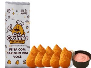 Novidade: Mini Coxinhas De Frango Com Requeijão 10 un