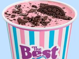 MilkShake: Frutas Vermelhas com Oreo