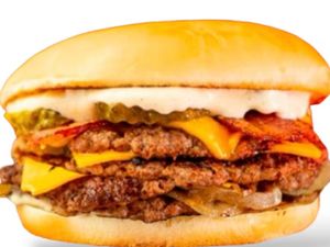 Smash Burger Duplo: 4+ Bacon