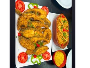 Combo Tilápia Frita Com Baião de dois