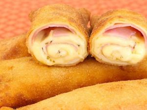 Enroladinho de Presunto e Queijo
