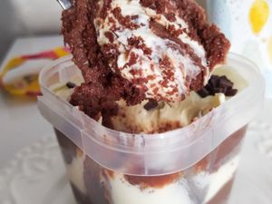 Ninho com brigadeiro