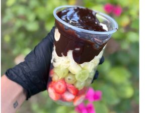 Fundue com ganache de Nutella