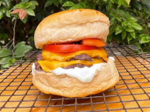 Hamburguer duplo com cheddar