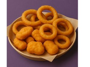 Nuggets + cebola empanada