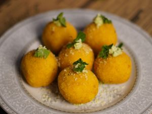 La bella Polente (Recheada com Queijo)