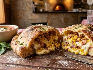 Calzone MILHO COM BACON