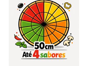 Pizza KING 50cm 4 Sabores