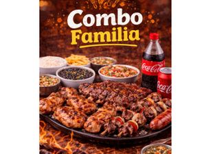 15 ESPETINHOS + 4 PAES DE ALHO + GUARNICAO + BEBIDA