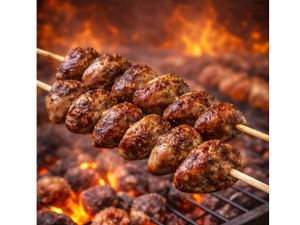 ESPETINHO DE CORAÇÃO DE GALINHA