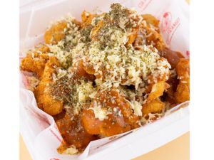 FRANGO À PARMEGIANA + FRITAS  P
