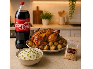 COMBO FRANGO  + Coca Cola 2L + Arroz + Farofa