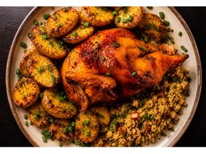 Meio Frango Assado