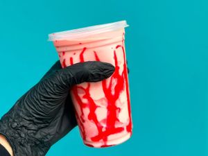 Milk shake de morango