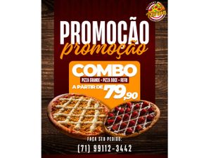 Pizza Grande + Doce Peq + refri
