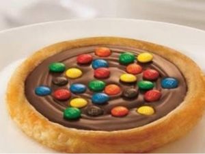 Esfiha de m&ms