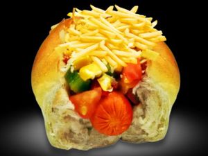 22- Carne moída + linguiça