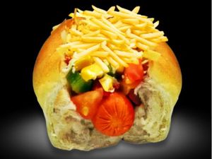 23 - Carne moída + uma salsicha de Peru