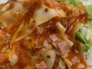 Lasanha de presunto e queijo