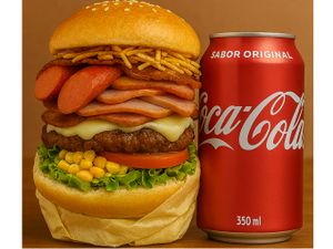 Combo individual 1. X-TUDO + 1. REFRIGERANTE