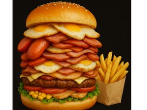 Combo O Gigante El-Shaday e Batata Frita P