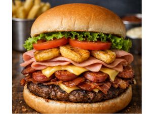 X-Tudo com banana frita