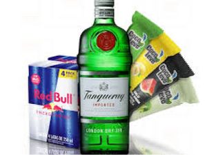 Combo Gin Tanqueray c/Red bull