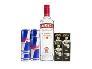 Combo Vodka Smirnoff c/Red Bull