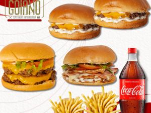 Combo Four (Grátis 1 Coca 1L)