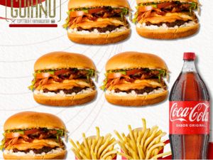 Combo Five (Grátis 1 Coca 1L)