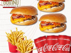 Combo Three (Grátis 3 Coca Mini 220ml)