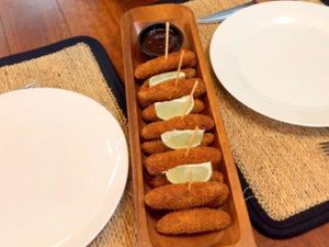 Croquete de Costela c/ Massa de Mandioca