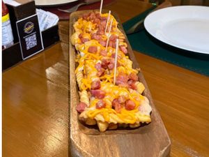 Batata Suprema C/ Cheddar E Cubos De Bacon 500g