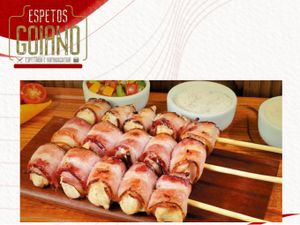 MEDALHÃO DE FRANGO C/ BACON