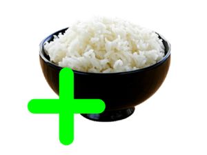 Porção de arroz