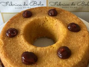 Bolo de milho verde com goiabada