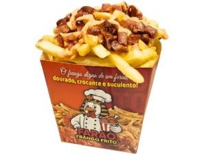 Batata frita com bacon e cheddar M