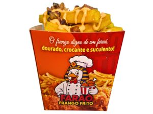 Polenta frita com bacon e cheddar M