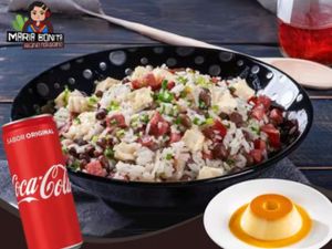 Executivo : Baião de Dois com Carne de Sol + Pudim + Coca Cola