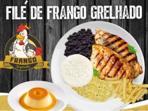 Executivo de Filé de Frango Grelhado + Pudim