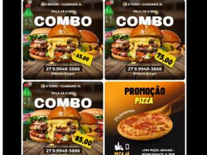 3 X Bacon + Guaraná 2L