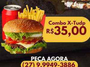 Combo X Tudo  Picanha+ batata frita + Refri lata