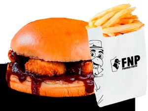 BURGUER BBQ + FRITAS