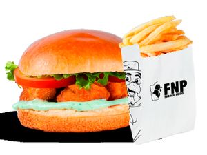 BURGUER SALAD + FRITAS