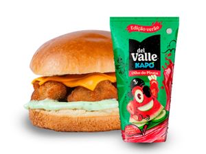 BURGER DE FRANGO + SUCO DEL VALLE KAPO