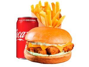 COMBO BURGUER ALCATRA + BATATA + COCA LATA