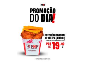 Potchê  4 UNI Tulipa - (Meio da Asa)