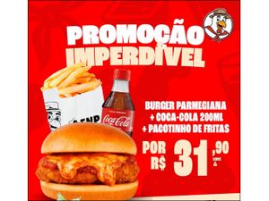 COMBO PARMEGIANA + FRITAS + COCA